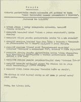 Obr. 4 - Soupis tiskovin protistátního obsahu nalezených dne 2. ledna 1956. SÚA, AR-SÚA, 1955–1967, inv. č. 01, kart. 01