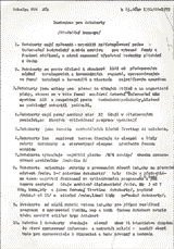 Obr. 1 - Koncept instrukce pro vyplovn datakarty vypracovan v roce 1975.