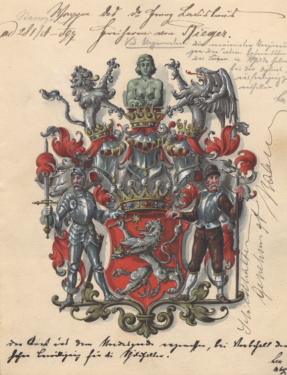Ministerstvo vnitra - Šlechtický archiv, Vídeň (1770) 1835 – 1918: šlechtické erby a městské znaky)