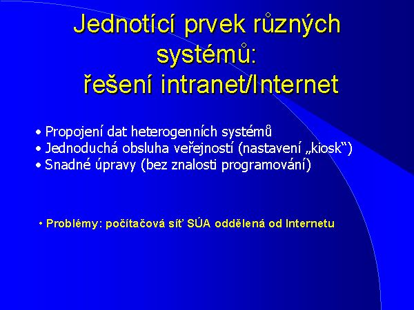 Jednot�c� prvek: webtechnologie.